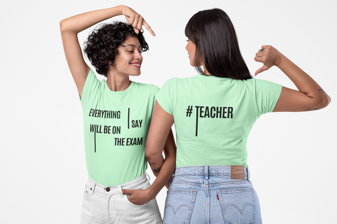 #Teacher-Everything I Said Will Be On The Exam Unisex t-shirt