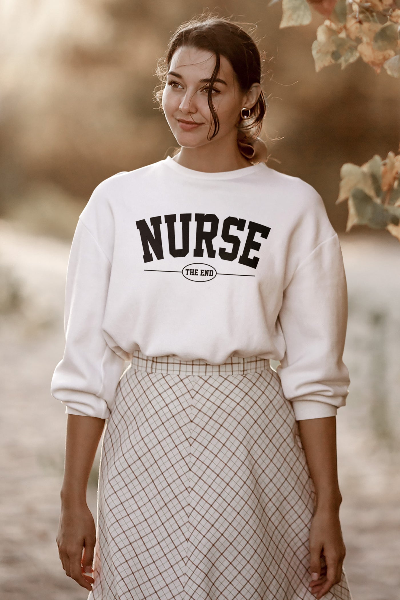 Nurse "The End" Crewneck Sweatshirt